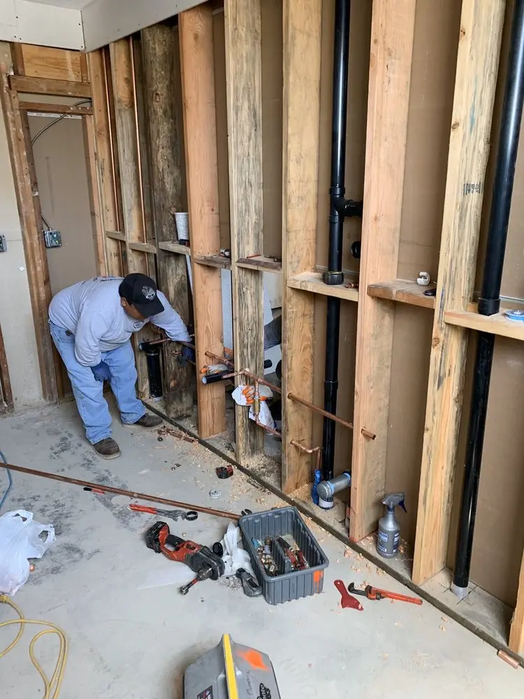 Commercial rough-in plumbing for Gas Line Repair in Sanders Prairie